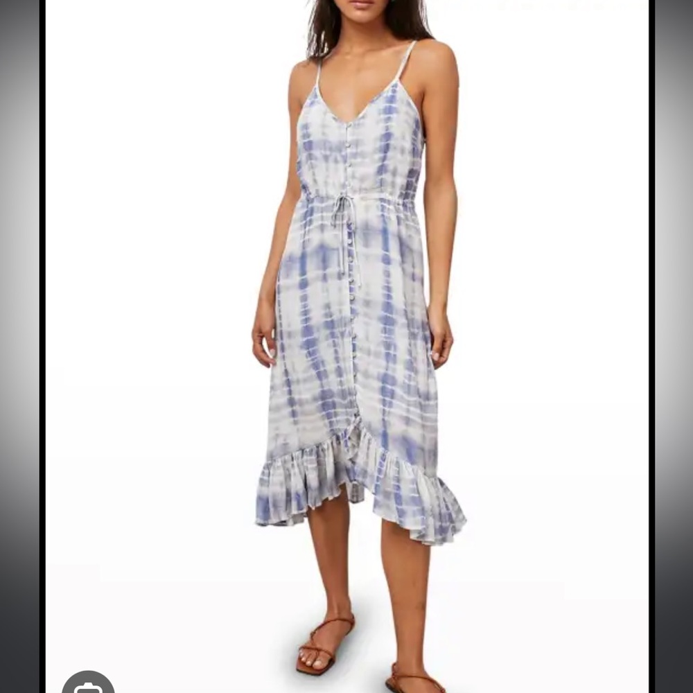 Rails Frida midi tie dye dress NWT small
